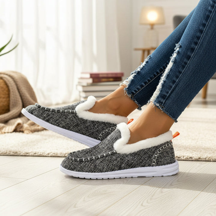 Cozy Women’s Winter Slip-On Shoes-Bon Voyage Vintage