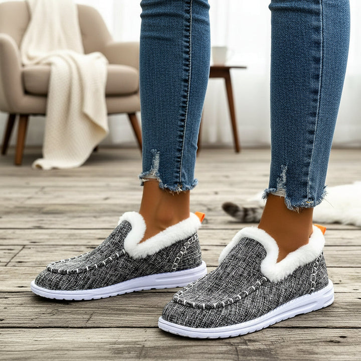 Cozy Women’s Winter Slip-On Shoes-Bon Voyage Vintage