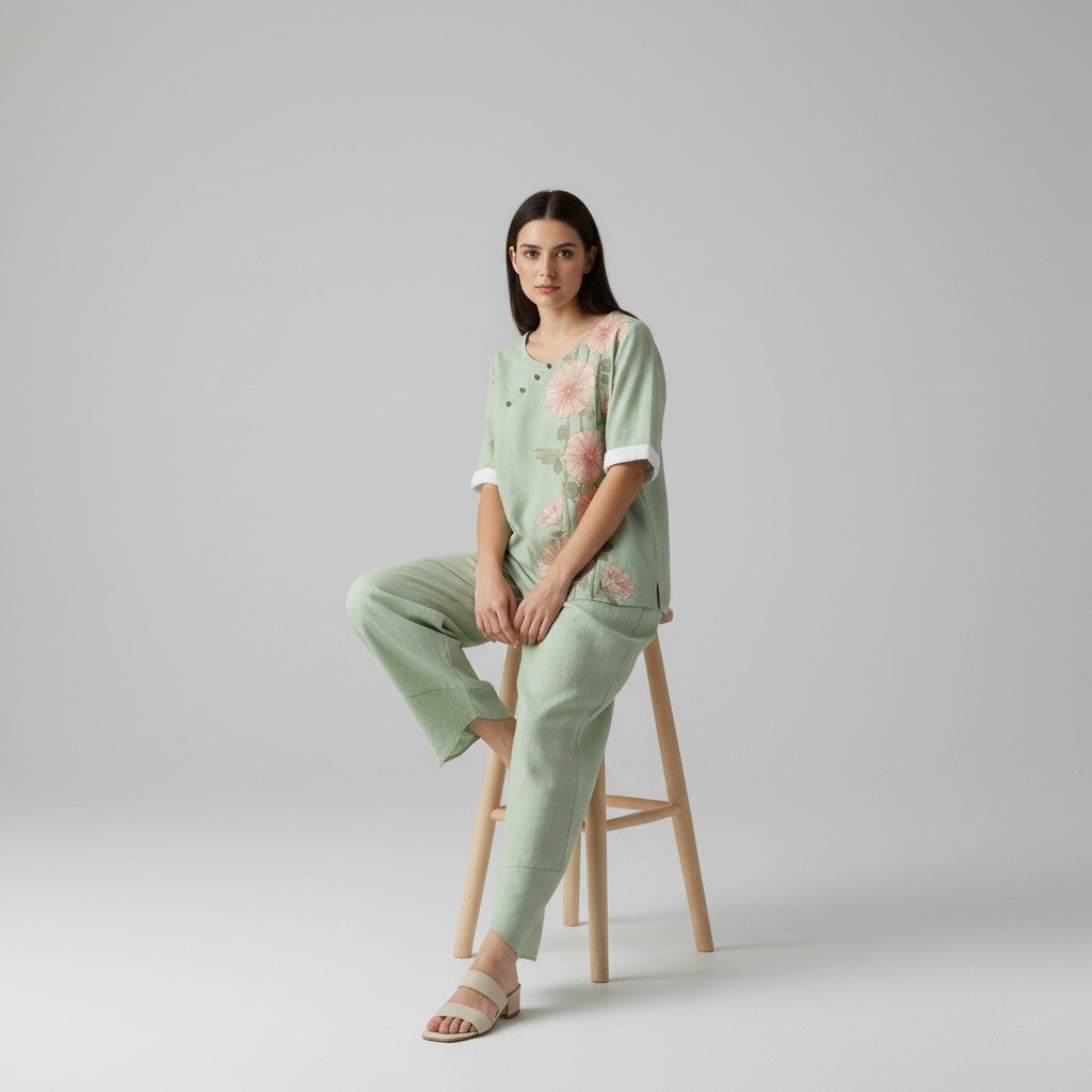 Elegant Autumn Two-Piece Fashion Set For Women-Bon Voyage Vintage
