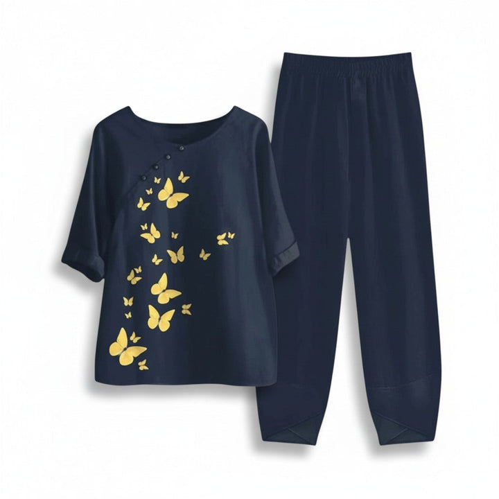 Elegant Autumn Two-Piece Fashion Set For Women-Bon Voyage Vintage