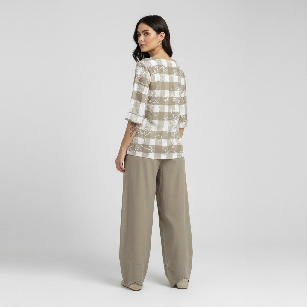Elegant Autumn Two-Piece Fashion Set For Women-Bon Voyage Vintage