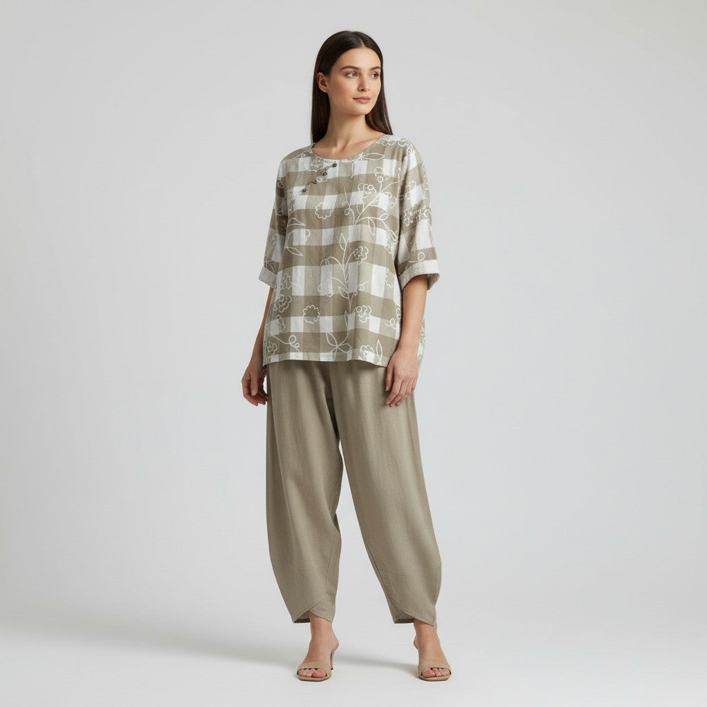 Elegant Autumn Two-Piece Fashion Set For Women-Bon Voyage Vintage