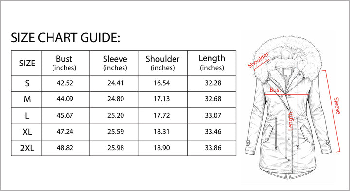 Extra Warm Winter Jacket with Windproof Water-Resistant Coat-Bon Voyage Vintage