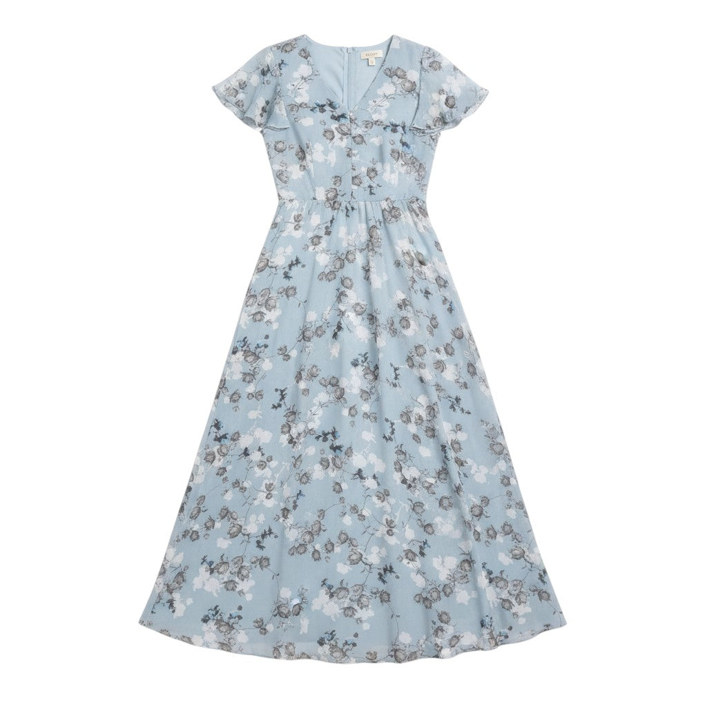 Floral Autumn Dress For Women-Bon Voyage Vintage