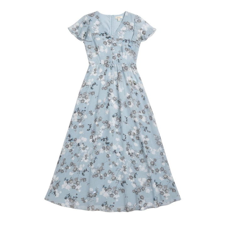 Floral Autumn Dress For Women-Bon Voyage Vintage