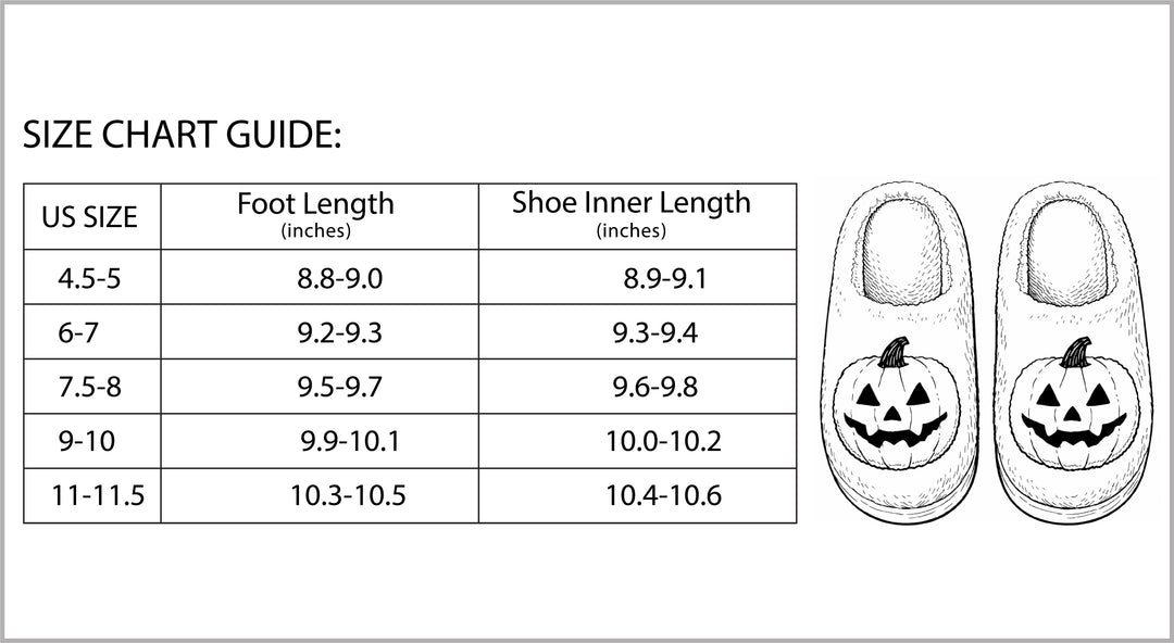 Halloween Pumpkin Cartoon Slippers Non-Slip Indoor House Shoes-Bon Voyage Vintage