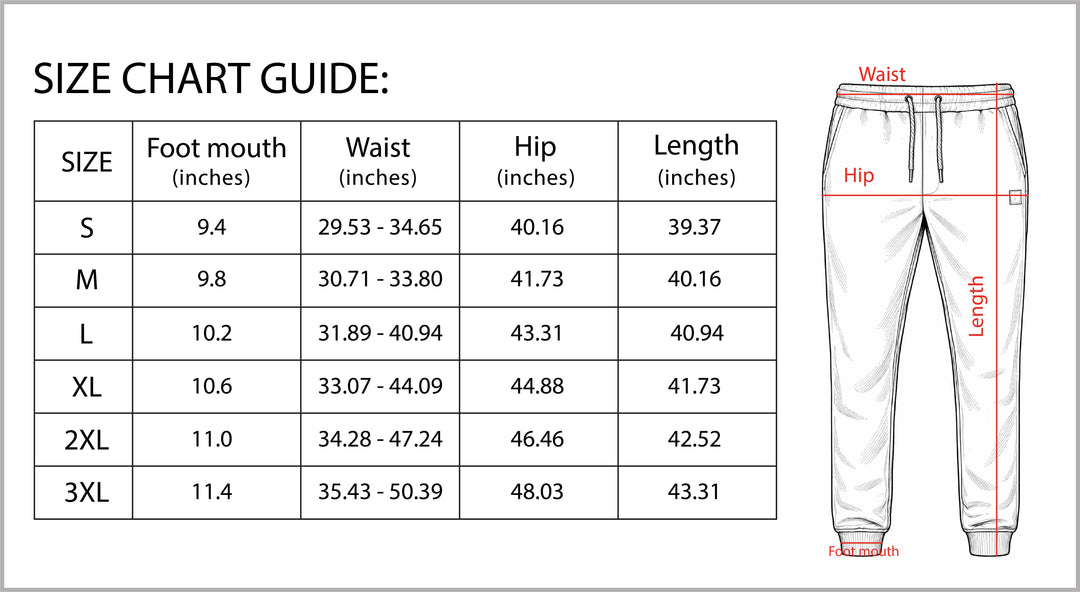 Men’s Autumn Baggy Joggers Relaxed Fit Casual Sweatpants-Bon Voyage Vintage