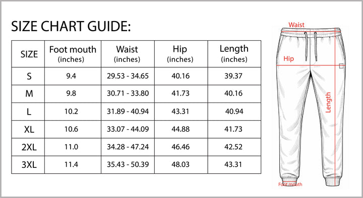 Men’s Autumn Baggy Joggers Relaxed Fit Casual Sweatpants-Bon Voyage Vintage