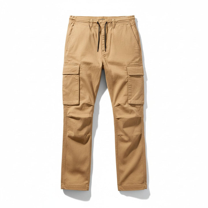 Men’s Cargo Pants Cotton Blend Relaxed Fit Multi-Pocket Trousers-Bon Voyage Vintage