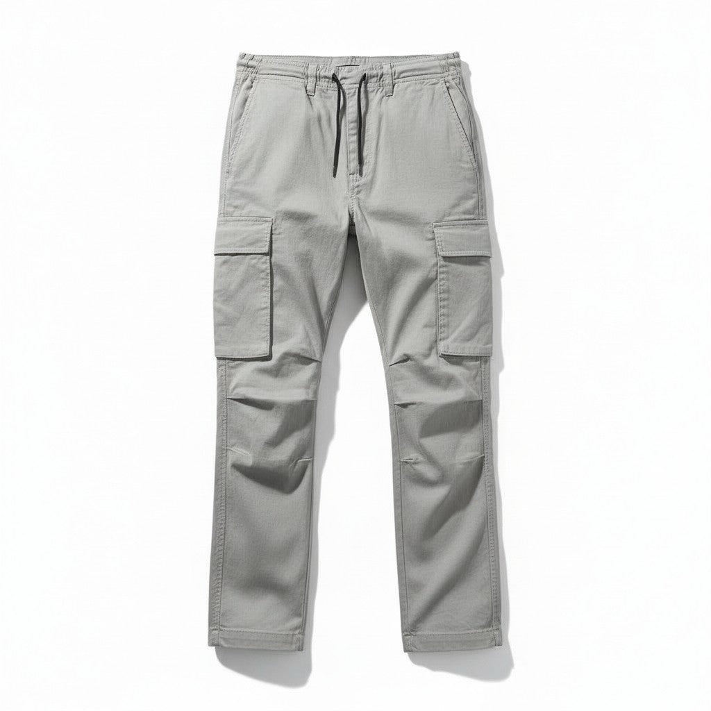 Men’s Cargo Pants Cotton Blend Relaxed Fit Multi-Pocket Trousers-Bon Voyage Vintage