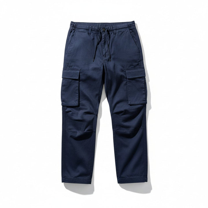 Men’s Cargo Pants Cotton Blend Relaxed Fit Multi-Pocket Trousers-Bon Voyage Vintage