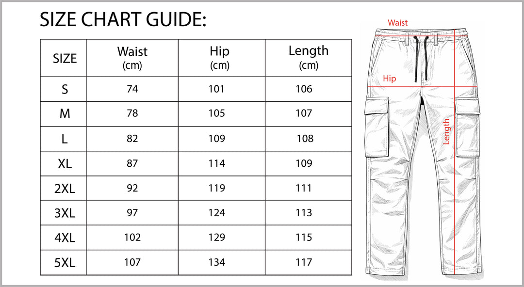 Men’s Cargo Pants Cotton Blend Relaxed Fit Multi-Pocket Trousers-Bon Voyage Vintage