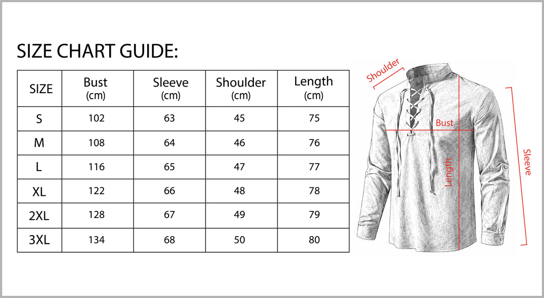 Men’s Elegant V-Neck Shirt Lace-Up Casual Fall Top-Bon Voyage Vintage