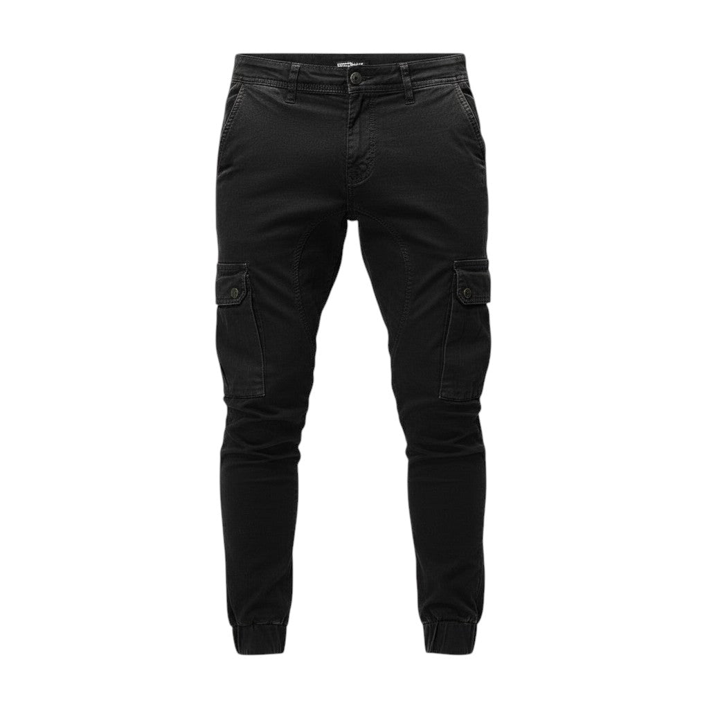 Men’s Fall Cargo Joggers Cotton Blend Relaxed Fit Pants-Bon Voyage Vintage