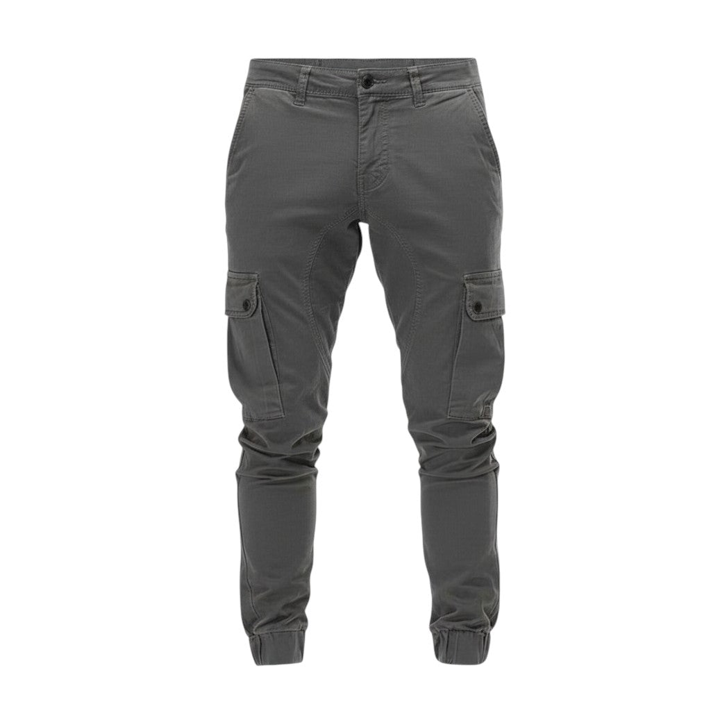 Men’s Fall Cargo Joggers Cotton Blend Relaxed Fit Pants-Bon Voyage Vintage