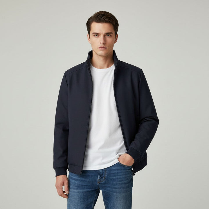 Men’s Fleece-Lined Winter Jacket-Bon Voyage Vintage
