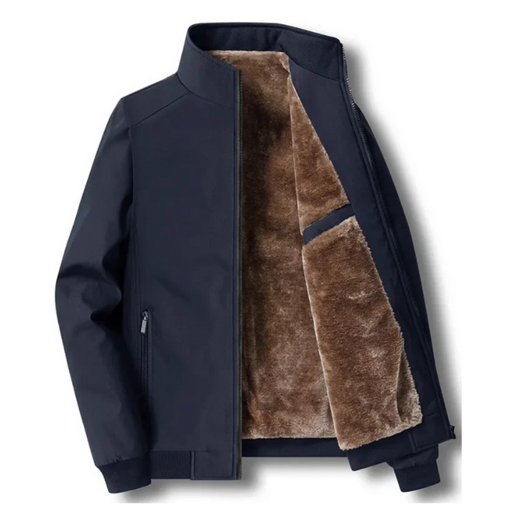 Men’s Fleece-Lined Winter Jacket-Bon Voyage Vintage