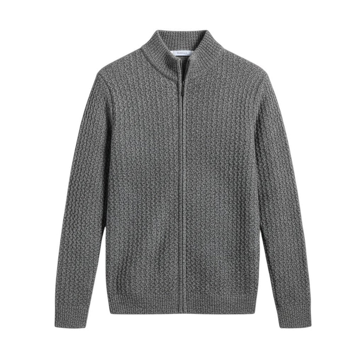 Men’s Full-Zip Lightweight Wool Vest-Bon Voyage Vintage