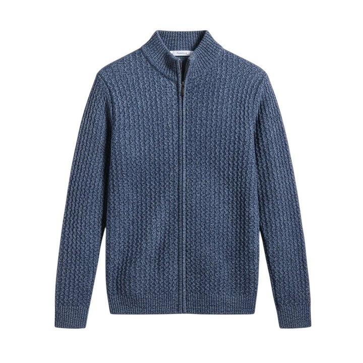 Men’s Full-Zip Lightweight Wool Vest-Bon Voyage Vintage