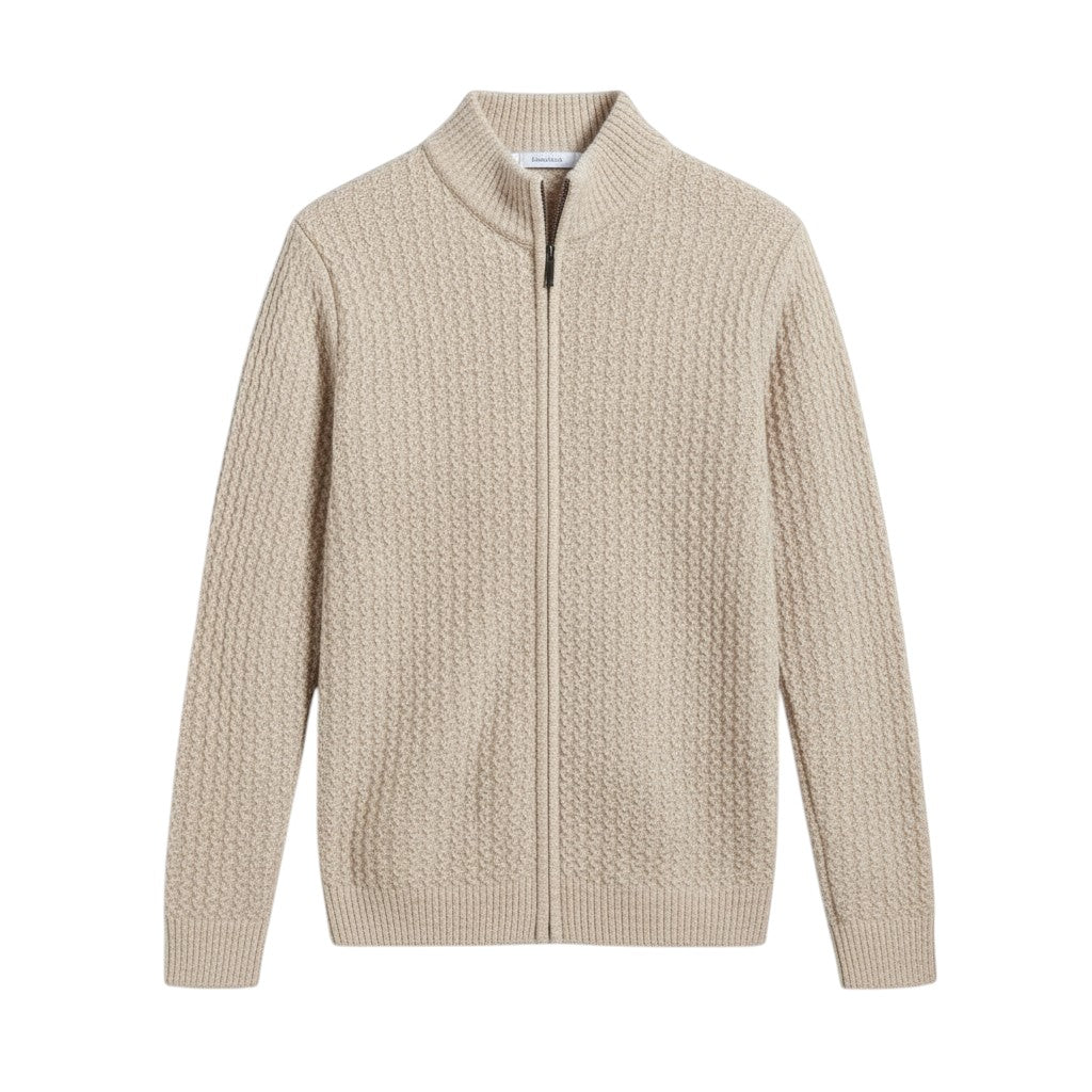 Men’s Full-Zip Lightweight Wool Vest-Bon Voyage Vintage