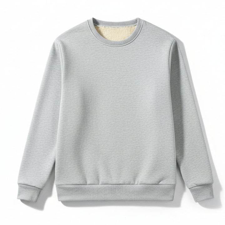 Men’s Heavyweight Winter Pullover Sweater Round Neck Warm Knitwear-Bon Voyage Vintage