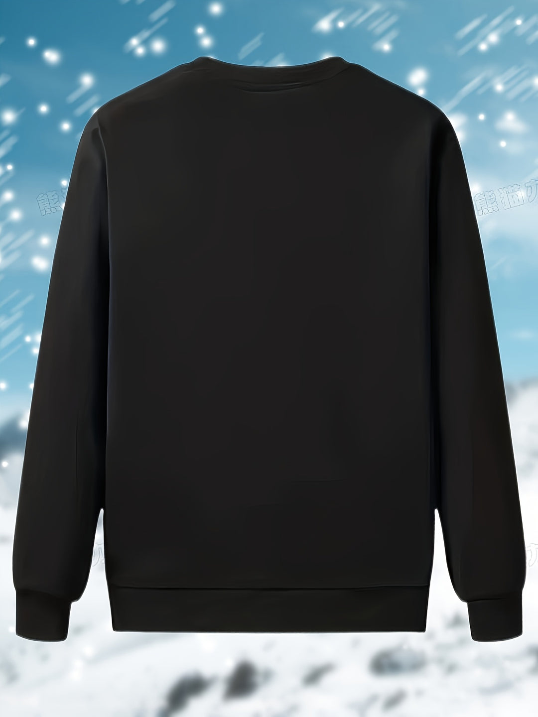 Men’s Heavyweight Winter Pullover Sweater Round Neck Warm Knitwear-Bon Voyage Vintage