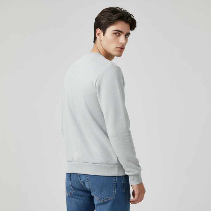 Men’s Heavyweight Winter Pullover Sweater Round Neck Warm Knitwear-Bon Voyage Vintage