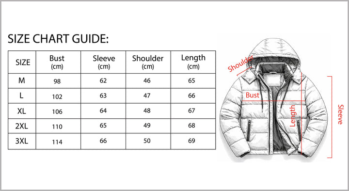 Men’s Lightweight Hooded Puffer Jacket-Bon Voyage Vintage