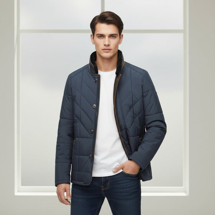 Men’s Lightweight Winter Jacket Stylish Cold Weather Outerwear-Bon Voyage Vintage