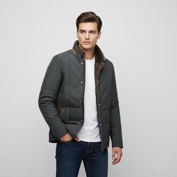 Men’s Lightweight Winter Jacket Stylish Cold Weather Outerwear-Bon Voyage Vintage
