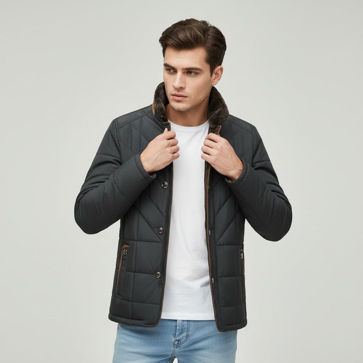 Men’s Lightweight Winter Jacket Stylish Cold Weather Outerwear-Bon Voyage Vintage