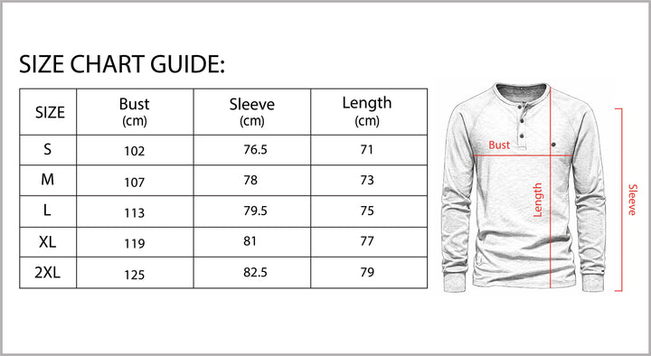 Men’s Long Sleeve Waffle Textured Casual Fall Top-Bon Voyage Vintage