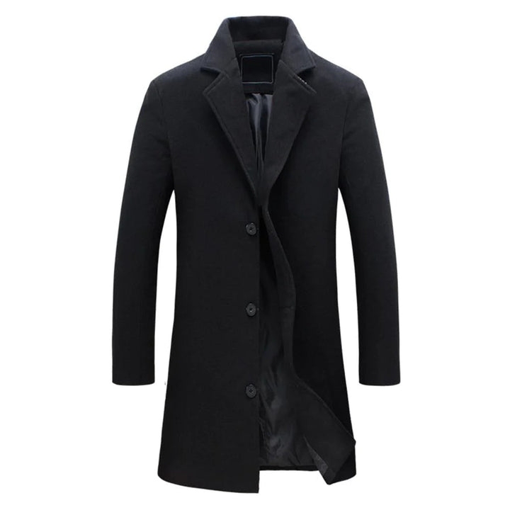 Men’s Long Winter Coat Cotton Cold-Weather Overcoat-Bon Voyage Vintage