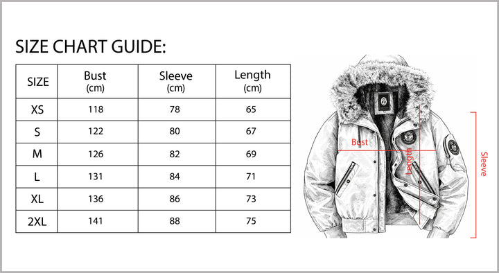 Men’s Quilted Bomber Jacket with Faux Fur Hood-Bon Voyage Vintage