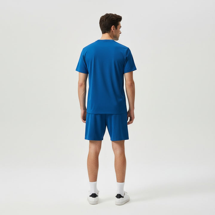 Men’s Short Sleeve T-Shirt and Shorts Set-Bon Voyage Vintage