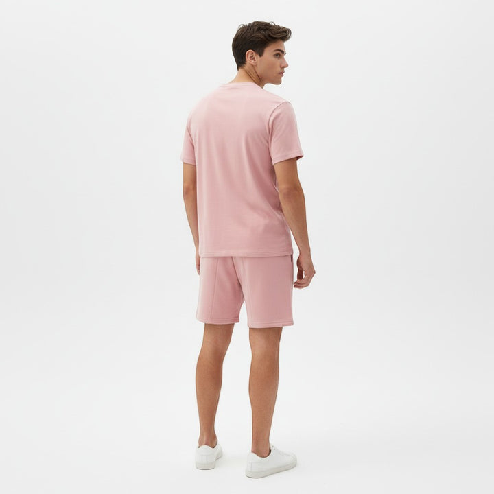 Men’s Short Sleeve T-Shirt and Shorts Set-Bon Voyage Vintage