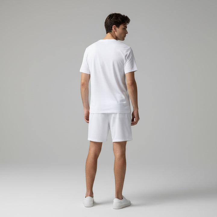 Men’s Short Sleeve T-Shirt and Shorts Set-Bon Voyage Vintage