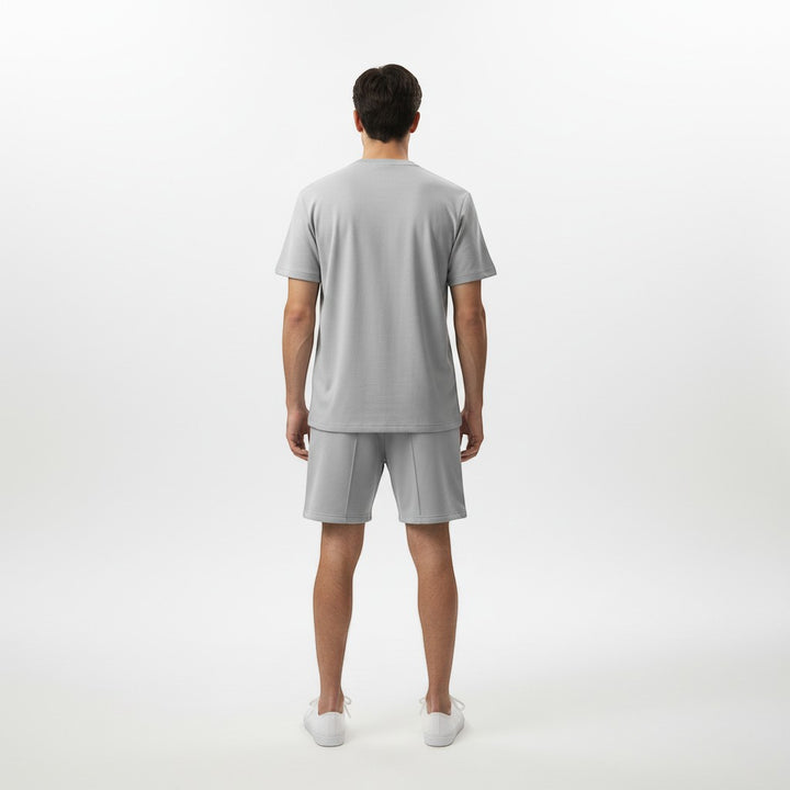 Men’s Short Sleeve T-Shirt and Shorts Set-Bon Voyage Vintage