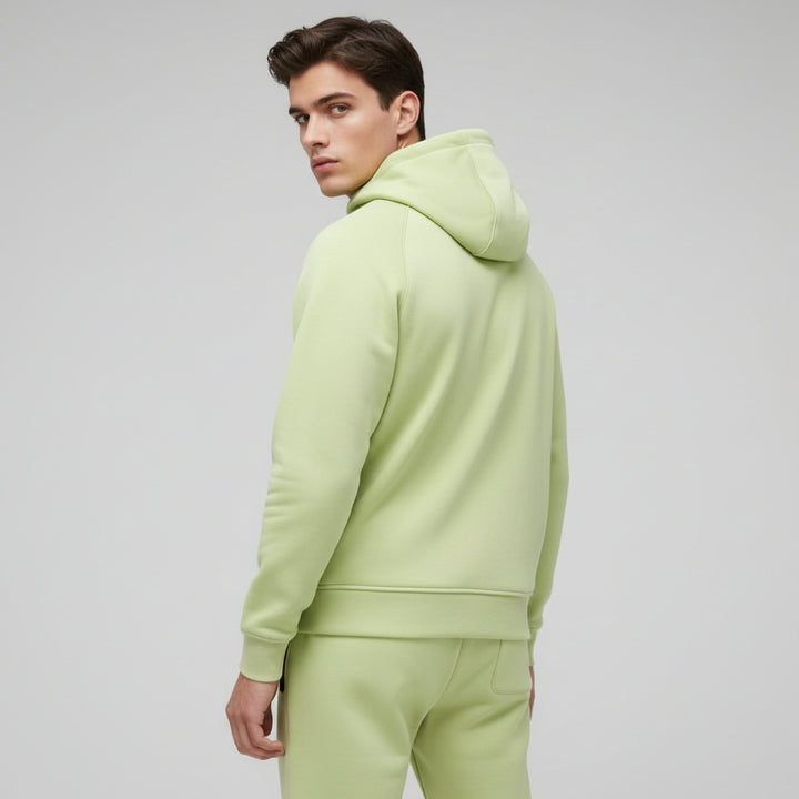 Men’s Tech Fleece Football Jersey Tracksuit Full Zip Hoodie and Joggers Set-Bon Voyage Vintage