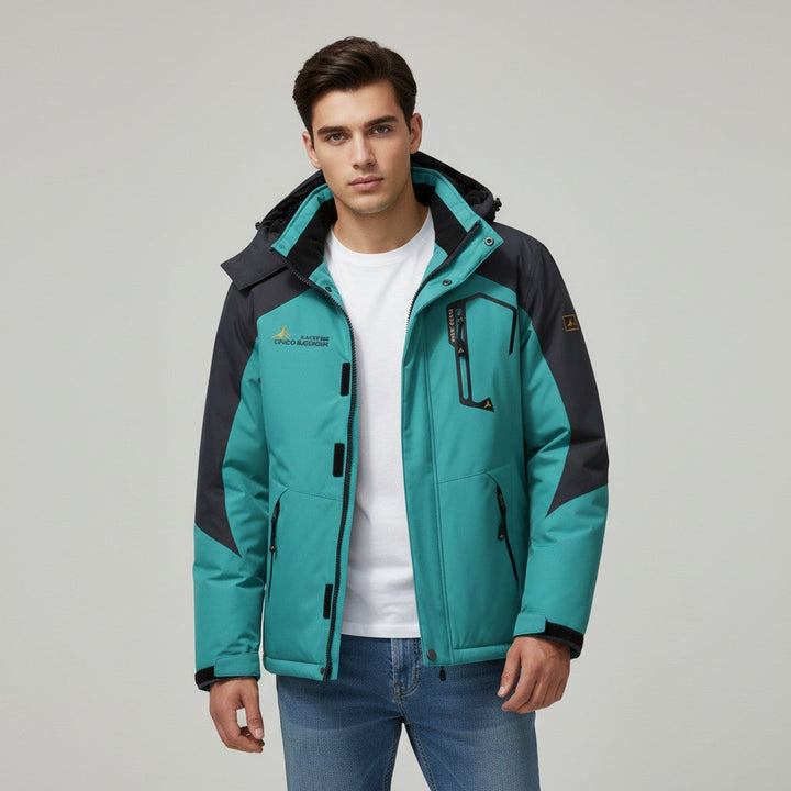 Men’s Waterproof Winter Jacket with Fleece Lining-Bon Voyage Vintage