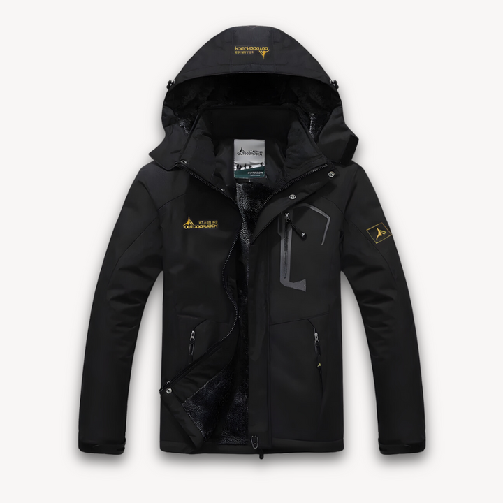 Men’s Waterproof Winter Jacket with Fleece Lining-Bon Voyage Vintage