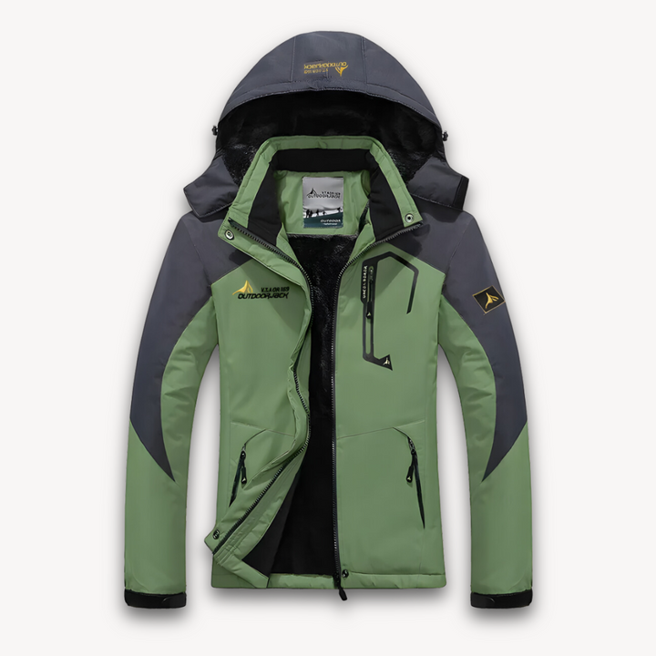 Men’s Waterproof Winter Jacket with Fleece Lining-Bon Voyage Vintage