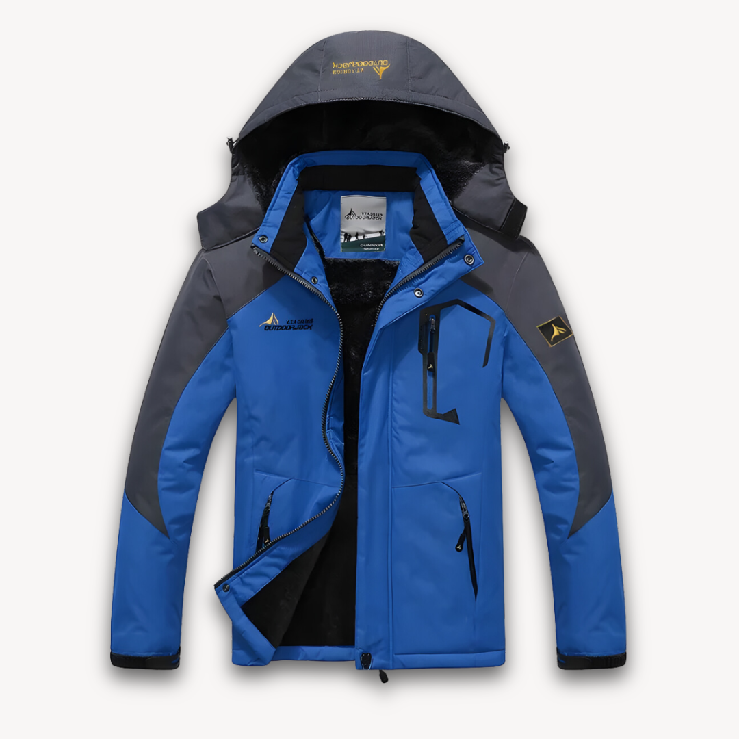 Men’s Waterproof Winter Jacket with Fleece Lining-Bon Voyage Vintage