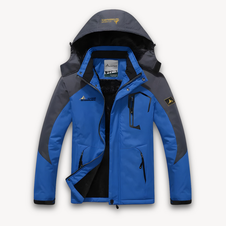 Men’s Waterproof Winter Jacket with Fleece Lining-Bon Voyage Vintage