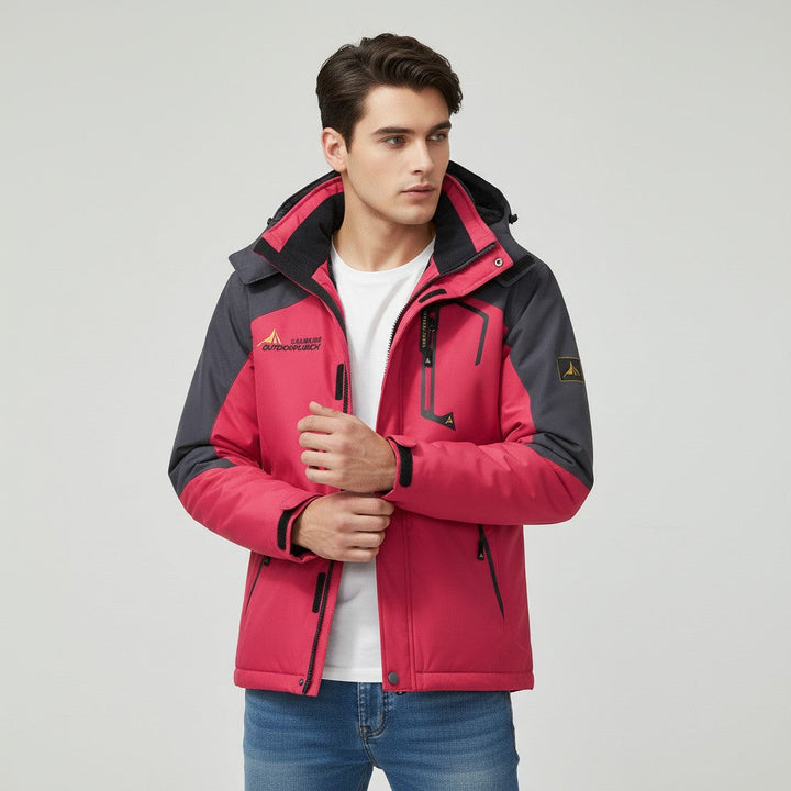 Men’s Waterproof Winter Jacket with Fleece Lining-Bon Voyage Vintage