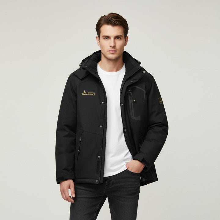 Men’s Waterproof Winter Jacket with Fleece Lining-Bon Voyage Vintage