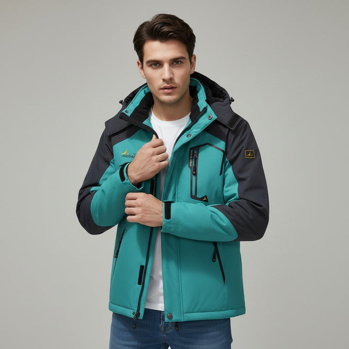 Men’s Waterproof Winter Jacket with Fleece Lining-Bon Voyage Vintage