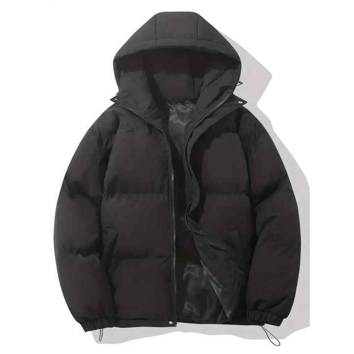 Men’s Winter Lightweight Down Jacket with Hood-Bon Voyage Vintage