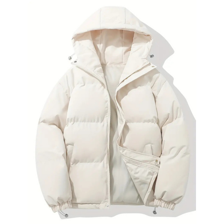 Men’s Winter Lightweight Down Jacket with Hood-Bon Voyage Vintage