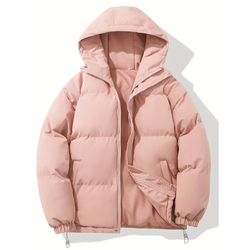 Men’s Winter Lightweight Down Jacket with Hood-Bon Voyage Vintage